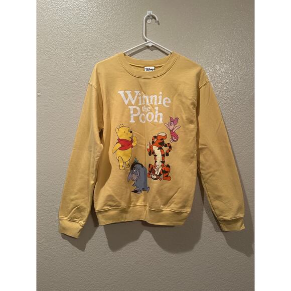Disney Winnie the Pooh and Friends Tigger Piglet Eeyore Crewneck sweatshirt sz M - Picture 1 of 5